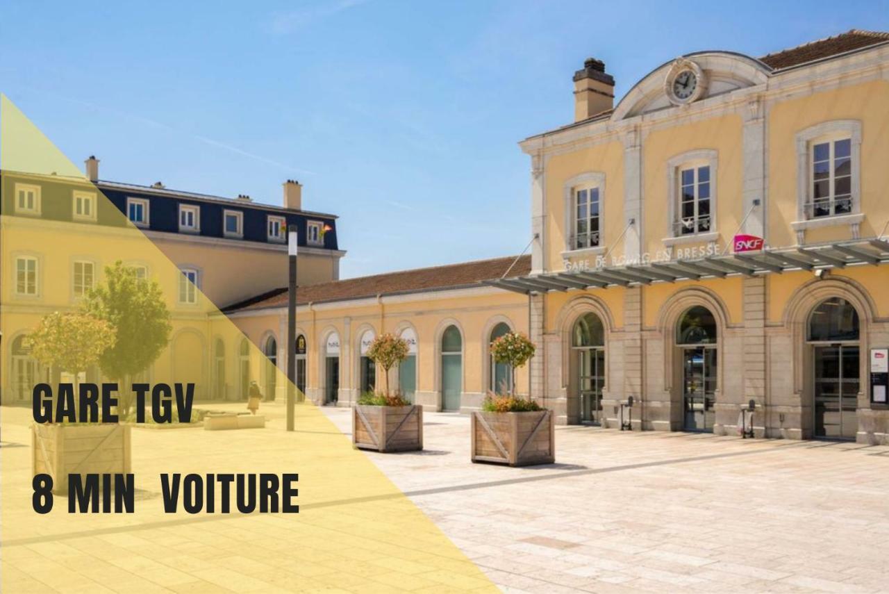 Legend- Parking Prive Gratuit- Terrasse Privee- Wifi - Convert - Alimentec Bourg-en-Bresse Exterior photo